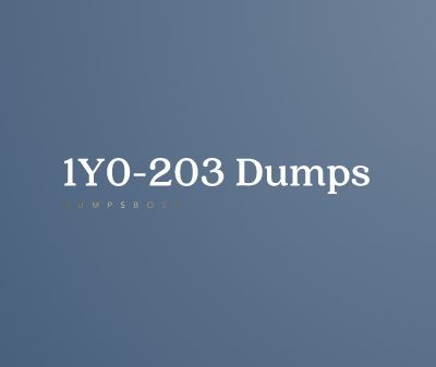 1Y0-203 Dumps PDF