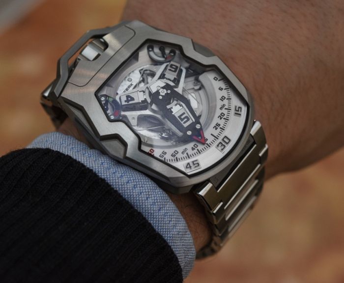 URWERK REPLICA UR-210 ROSE GOLD WATCH