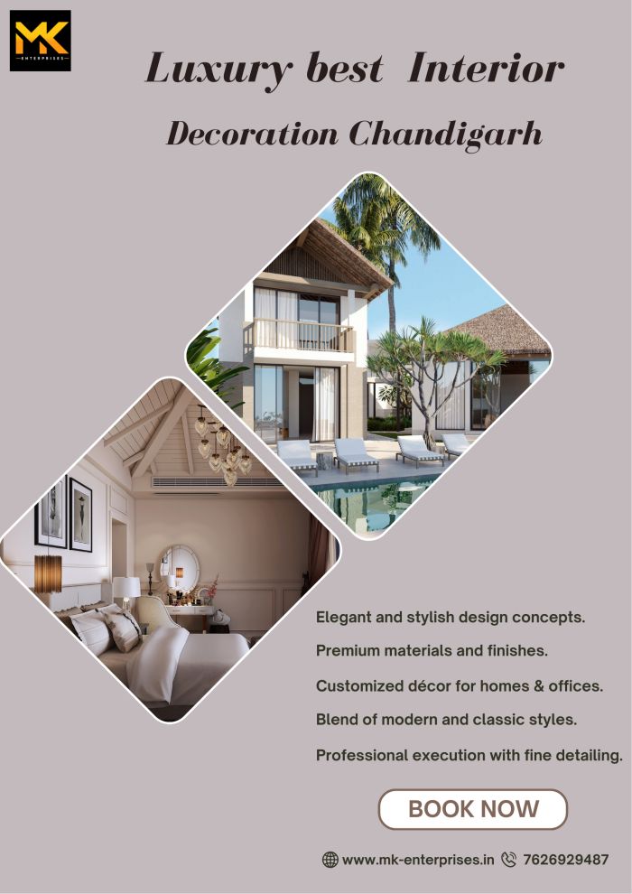 Transform Your Home with the Best Interior Decorators in Chandigarh