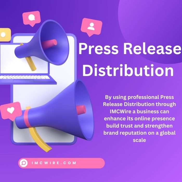IMCWire Press Release Distribution helps your story gain massive traction