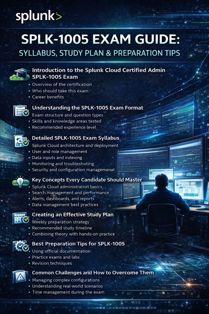 SPLK-1005 Exam Guide: Syllabus, Study Plan & Preparation Tips