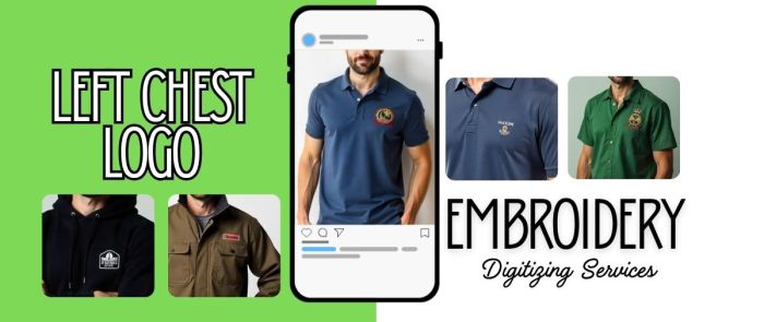 Proper Left Chest Logo Embroidery Placement and Shirt Guide